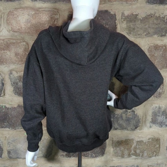 Bay State Gear Salem Massachusetts Dark Gray Hooded Pullover Woman's Size Small - Picture 6 of 13